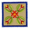 Folkart Quilt Pattern Applique (large)