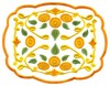 Folk Tray Design Applique (Square Hoop)