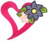 Heart with Flowers Tattoo