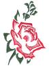Stylized Rose Tattoo