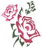 Stylized Rose Tattoo