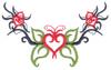 Hearts and Leaves Tattoo