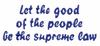 Missouri Motto - Let the good of the people be the supreme law