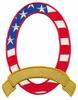 American Flag Border - Large