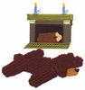 Cozy Fireplace  (Yarn)