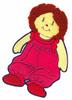 Doll with Yarn Hair