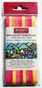 Iron-on Bias,100% cotton, 1/4" x 5.5Y / 5M, Yellow/Pink,