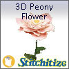 FSL - 3D Peony Flower - Pack