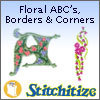 Floral ABC's, Borders & Corners - Pack