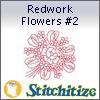 Redwork Florals #2 - Pack
