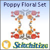 Poppy Floral Set - Pack