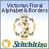 Victorian Floral Alphabet & Borders - Pack
