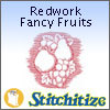 Redwork Fancy Fruits & Fruit Diamonds - Pack