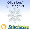 Olive Leaf Quilting Set - Pack
